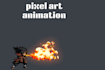 create 8bits pixel art character 2d pixel art animation, pixel art gif animation