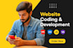 build professional website using HTML CSS js and reactjs