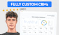 develop a custom web based next js CRM for your business