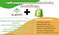 setup shopify ecommerce email marketing klaviyo flows