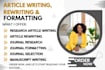 write rewrite and format articles for scopus sci ssci pubmed
