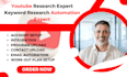 do best youtube keyword research and provide video ideas