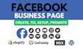 do facebook business page create and setup, social media accounts setup