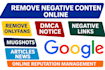 remove negative links,erase damaging google results mugshot delete news articles
