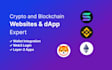 create token, dapp, web3 dapp and smart contract on eth, bsc and solana