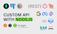 build a custom API with nodejs