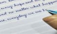 handwrite anything in a good cursive writing