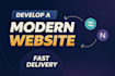 build a fast next js website with react and tailwind CSS
