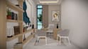 office interior design 3d modeling and modern rendering