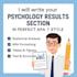 write your psychology results section in perfect apa 7 style