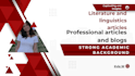 write professional articles and blogs