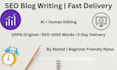 write SEO blog posts using ai tools and human editing