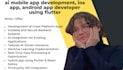 do ai mobile app development ios app, android apps developer using flutter