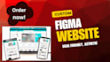 do figma webdevelopment,figma design,ui ux website,mockup