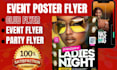 design event flyer party flyer dj flyer design nightlife event poster club flyer