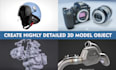 create a 3d model object low or highpoly in blender