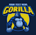 create an awesome gorilla logo just in 12 hours