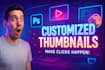 design viral style youtube thumbnails