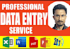 do fast and accurate data entry and data conversion