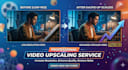 manually upscale, denoise and enhance your video to 4k