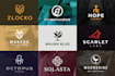 do modern stunning luxury minimalist logo design for your brand