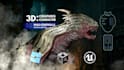 create 3d creature, alien or monster fully textured  animated