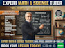 be your math and science tutor for igcse o and a level, sat