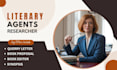 be your literary agent finder and write query letter book synopsis book proposal