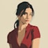 draw a minimalistic vector portrait for you