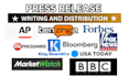 write crypto press release and distribute crypto press release, distribution