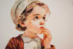 create watercolor children illustration