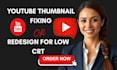 fix your low CTR by redesigning your youtube thumbnail to get more clicks