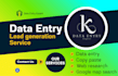 do fastest data entry, web research, and lead generation