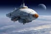 design spaceship, sci fi illustration and sci fi art