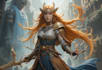 do create fantasy character design use dnd, illustration