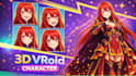 create custom 3d anime vtuber character with rigging, vroid or vrchat model