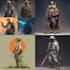 create star wars, sci fi art, sci fi game illustration