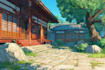 draw background art illustration in anime style for stream