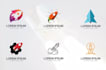design high quality aviation, rocket logo with free source file