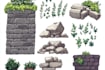 make a environments, landscapes, board game, concept art illustration