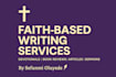 write faith based blogs, devotionals and sermon content