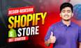 build shopify website, shopify store design redesign, shopify dropshipping store