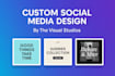 create attractive social media post