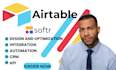 build your airtable databases ,be your airtable expert, airtable automation