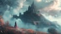 drawing  artistic fantasy book cover design