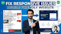 fix responsive design and mobile issues