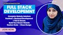 do website development as full stack web developer, backend frontend developer