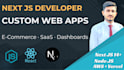 build your custom next js website or full stack web application with node js