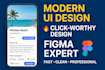 do figma website design, website UI UX design, figma design
