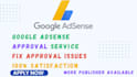 fix google adsense approval and website adsense problems
